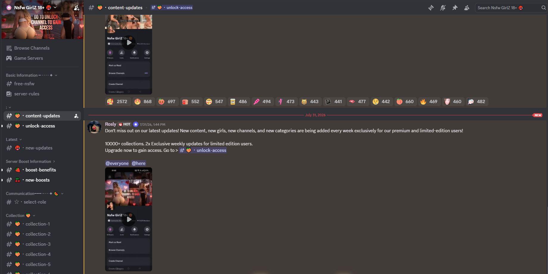 NSFW Girlz 18+ Discord Server Review 2026 — 10,000+ Collection & Premium Weekly Updates